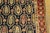 Textile Charming Allover Design With Tinys Flowers on a Navy Background Color Antique Persian Gallery Rug For Sale - Image 7 of 7