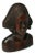 Vintage 1970s Hand Carved Wooden Woman Figurine Bust Balinese From Bali, Indonesia For Sale