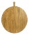 Large Round Vintage Elm Charcuterie Board For Sale