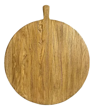 Large Round Vintage Elm Charcuterie Board