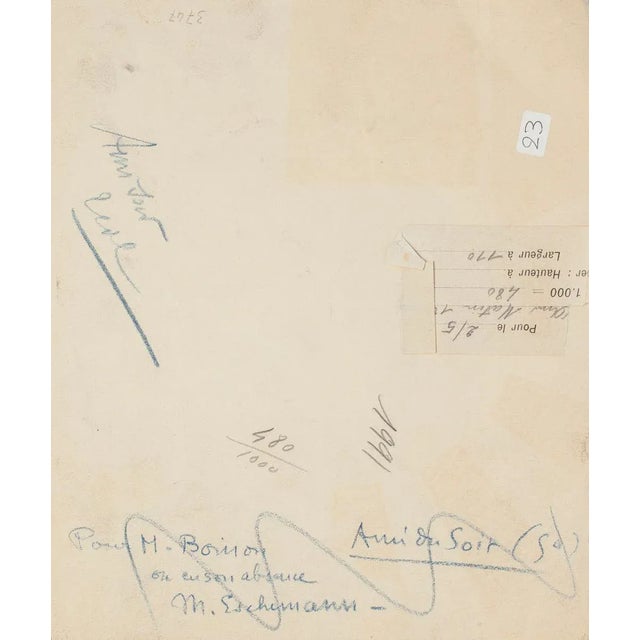 Study for Satyrical Characters is an original drawing with ink on paper realized by Emile Hugon in 1991, hand-signed,...