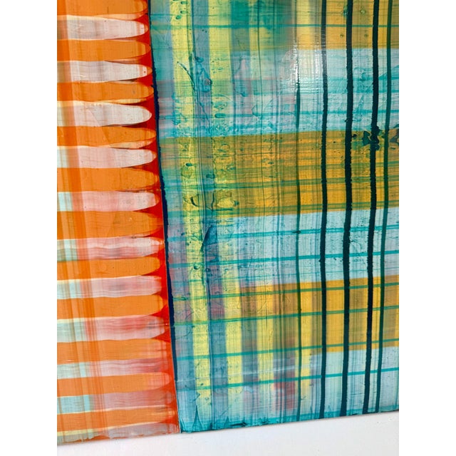 Paul Richard Aho, American (Born 1954) Oil painting and acrylic paint on wood "Mirage". Hand signed and dated 2004 verso....