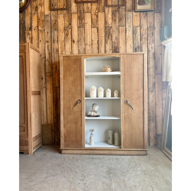 Art Deco Oak Bookcase, 1940s For Sale - Image 16 of 16