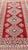 Textile Antique Caucasian Kazak Gallery Rug in Brilliant Red With Geometric Design 5'0 X 11'0 For Sale - Image 7 of 12