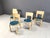 Brown Model 66 Dining Chairs attributed to Alvar Aalto for Artek, 1960s, Set of 5 For Sale - Image 8 of 17