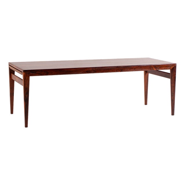 Danish Rosewood Coffee Table by Johannes Andersen for Silkeborg, 1960s For Sale
