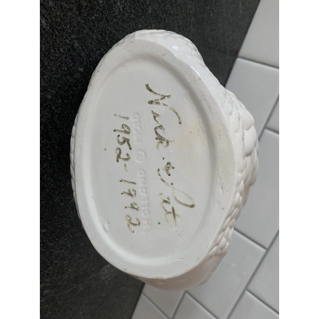 Vintage Ceramic Swan Planter For Sale In New York - Image 6 of 8