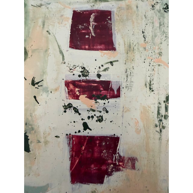 Original Abstract Painting in Antique Gilt Frame by Shannon Weir For Sale - Image 9 of 10