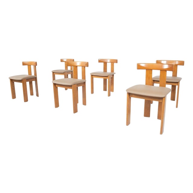 Mid-Century Modern Chairs fromLuigi Vaghi, 1960s, Set of 6 For Sale