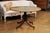 Early 20th Century English Turn of the Century Mahogany Tilt Top Center Table with Leather Top For Sale - Image 10 of 12