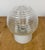 Industrial Vintage White Porcelain and Glass Ceiling Light, 1970s For Sale - Image 3 of 13