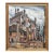Early 20th Century Attributed to Gordon McCouch, Modernist Venetian Street Scene Oil Painting For Sale