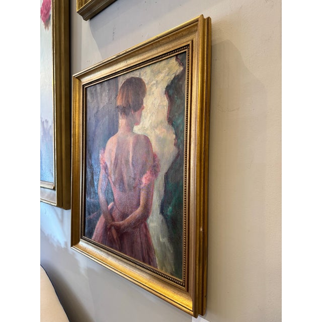 This is a "Portrait of a Lady". It is signed by an artist named "Harper". It is an oil on canvas. It is fabulous.