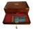 Rosewood Writing Slope with Decorative Brass Trim from Wells and Lambe, Set of 6 For Sale - Image 6 of 14