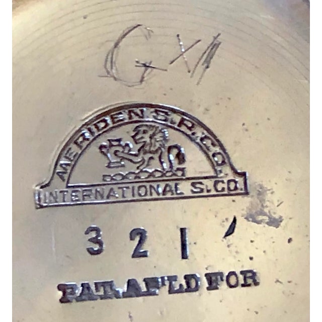 Meriden Silver Plate Co. Early 20th Century Meriden Silverplate Cocktail Shaker For Sale - Image 4 of 5