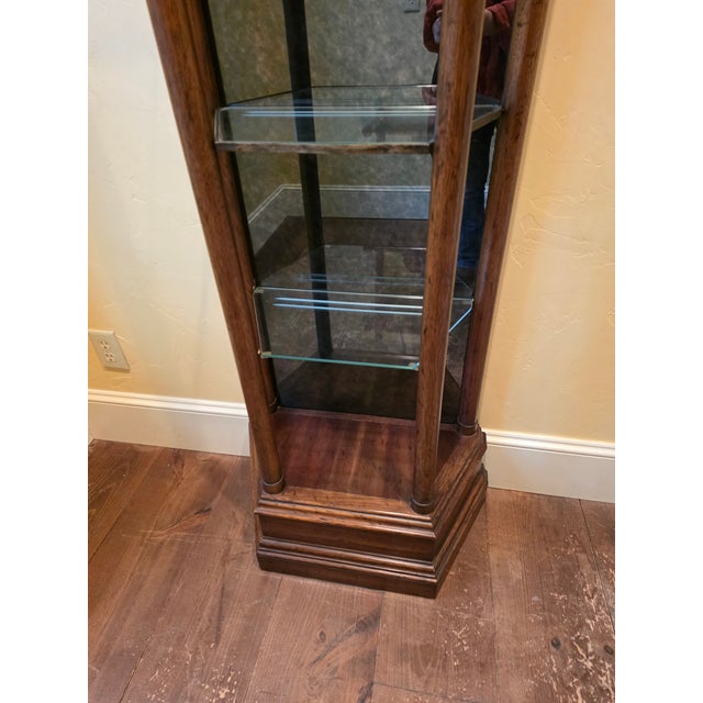 Mid-Century Modern Vintage Mirrored Display Shelf For Sale - Image 3 of 8