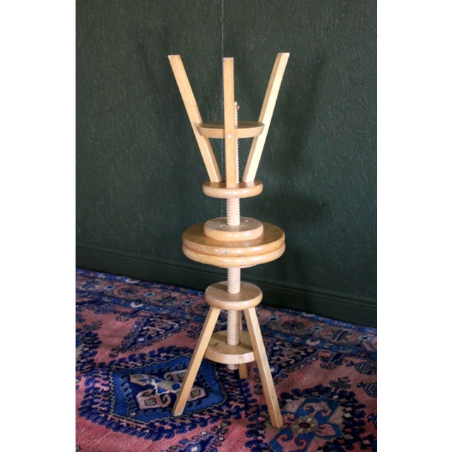 Vintage Adjustable Screw Stools For Sale - Image 6 of 15