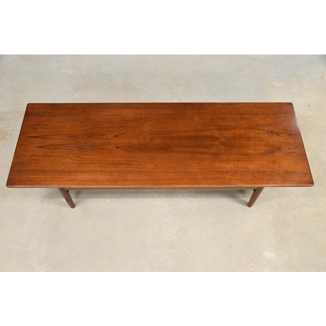 1960s 1960s Refinished Modern Teak Coffee Table by Karl Sørlie For Sale - Image 5 of 9