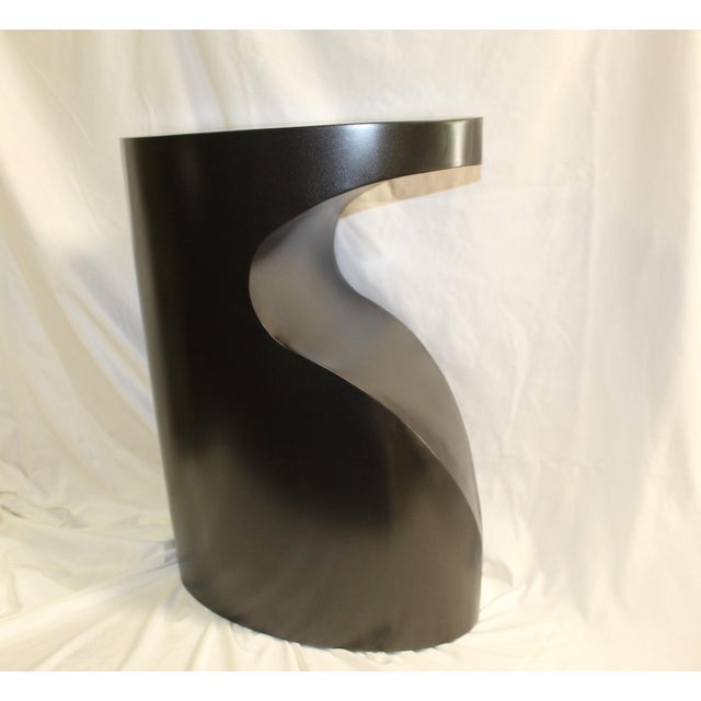 Mid Century/Modern side Table Custom made all steel For Sale - Image 13 of 18