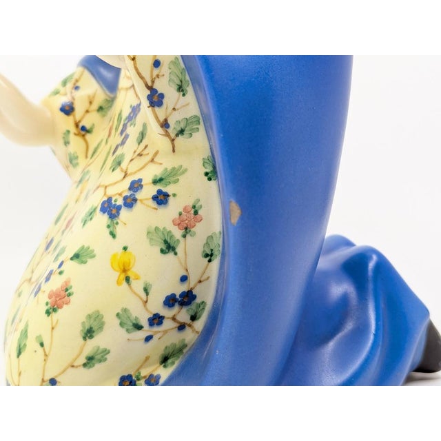 Ceramic Madonna Hand-Decorated by Paola Bologna for Lenci, Turin, 1935 For Sale - Image 13 of 17