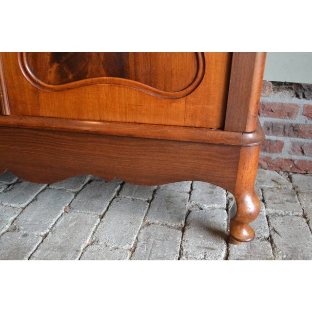 Late 19th Century Biedermeier Mahogany Girls Cupboard, 1880s For Sale - Image 5 of 9