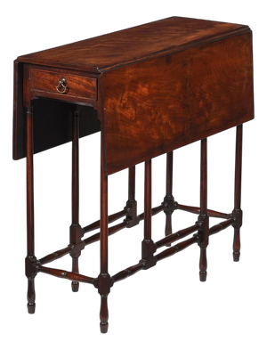 Antique Spider Leg Occasional Table in Mahogany, 1750