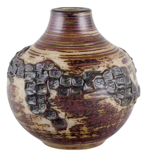 Large Round Ceramic Vase by Jørgen Mogensen for Royal Copenhagen, 1966