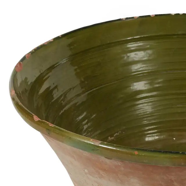 Art Nouveau A Provencal Glazed Terracotta Bowl For Sale - Image 3 of 4