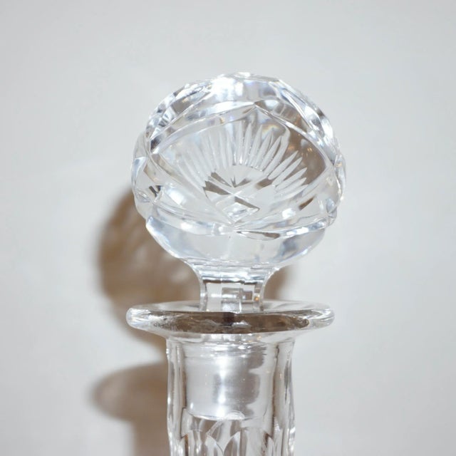 1970s Vintage Austrian Animal Engraved Overlaid Gold Amber Glass Liqueur Bottle For Sale In New York - Image 6 of 11