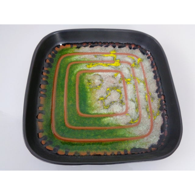 Glaze Ceramic 7402 Bowl from Karlsruher Majolika, Germany, 1960s For Sale - Image 14 of 18