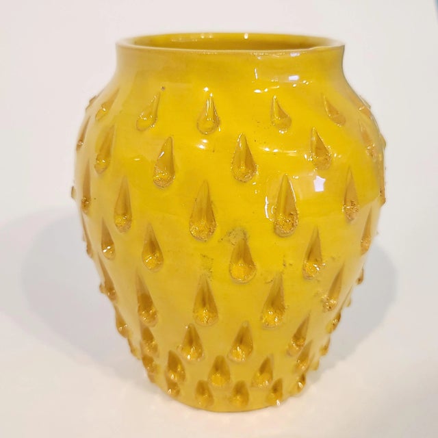 Mid Century Italian Pine Cone Style Vase For Sale - Image 4 of 7