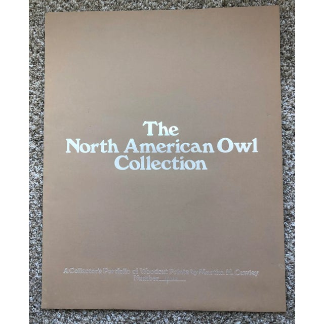 1975 Martha Cawley Woodblock Print, Saw-Whet Owls, #1/100 For Sale In Baltimore - Image 6 of 9
