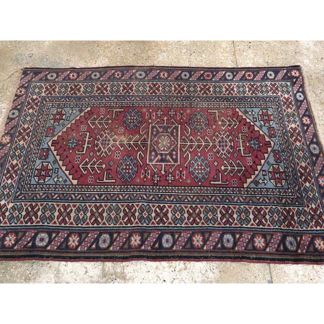 Textile Galerie Shabab Collection Mid-20th Century Turkish Anatolian Throw Rug For Sale - Image 7 of 8