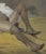 Unknown, Woman Lying Down on White Cloth, Oil Painting, Mid-20th Century For Sale - Image 3 of 5