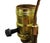 Mid-Century Italian Hollywood Regency Gilt Iron Daisy & Tulip Tole Lamp For Sale - Image 13 of 16