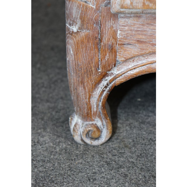 18th C French Paneled Cerused Oak Server Sideboard Buffet For Sale In Philadelphia - Image 6 of 12