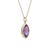 Not Yet Made - Made To Order Genuine Amethyst Pendant Necklace – Minimalist Febraury Birthstone Necklace for Woman For Sale - Image 5 of 5