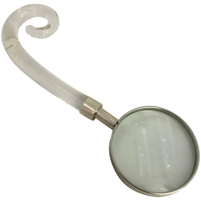 Early 20th Century 1901 Edwardian Silver-Mounted Magnifying Glass For Sale - Image 5 of 5