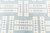Blue Oversized Flatweave Modern Geometric Light Blue Wool Rug by Doris Leslie Blau For Sale - Image 8 of 8
