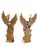 Pair of 18th Century Italian Carved and Polychrome Angel Candlesticks For Sale - Image 16 of 18