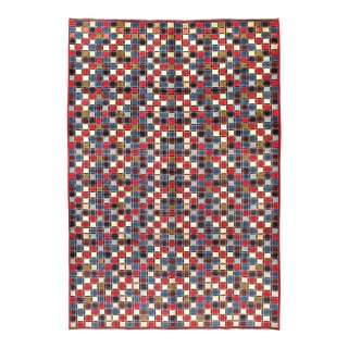 Galerie Shabab Collection Vintage Persian Kashan Modernist Rug For Sale