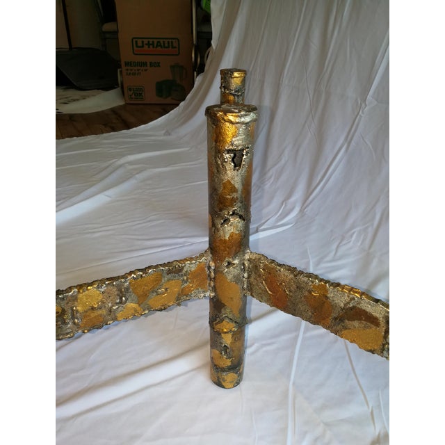 Paul Evans Style Brutalist Coffee Table For Sale - Image 9 of 11