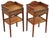 intage Mahogany Georgian Revival Bedside Tables, 1950s, Set of 2 For Sale - Image 3 of 9