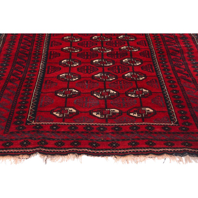 Antique Persian Turkoman Rug - 04'05 X 07'00 For Sale - Image 4 of 10