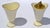 Cream 1960s Set of 4 Lenox Cream Ceramic Lighter Cigarette Holder Two Ashtrays Gold Trim For Sale - Image 8 of 14