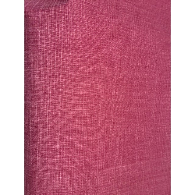 Luxurious and soft this vibrant bubble gum pink cotton fabric could be used for a number of things such as pillows, seat...
