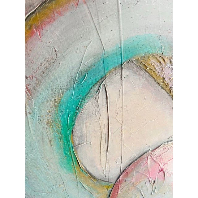 1980s Postmodern Abstract Monumental Painting – Memphis Milano-Inspired, Signed For Sale In Chicago - Image 6 of 10