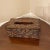 Very interesting and unsual hand carved tissue box with a tree and fruit motif!