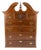 1990s Stanley Furniture "American Craftsman Collection" Chippendale Cherry Highboy Top Chest For Sale