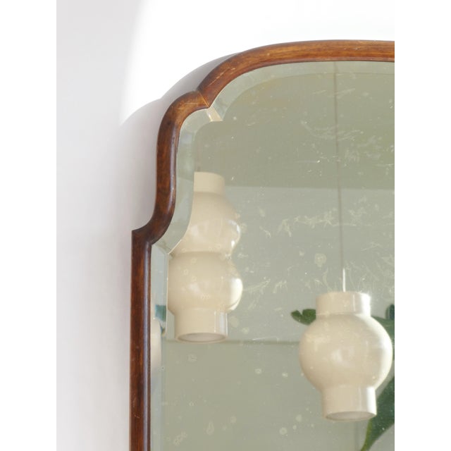 Large Antique Dutch Scalloped Mirror For Sale - Image 6 of 12